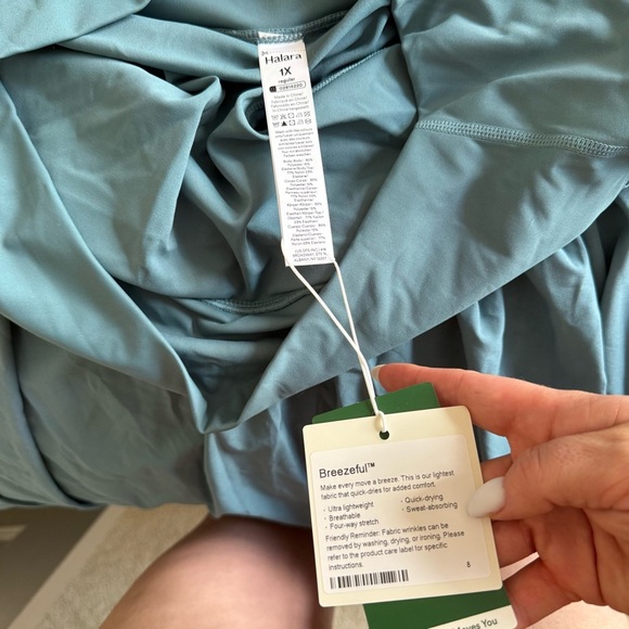 HALARA Green Breezy Maxi Skirt with Slit Resort Wear Size 1X - Picture 6 of 7